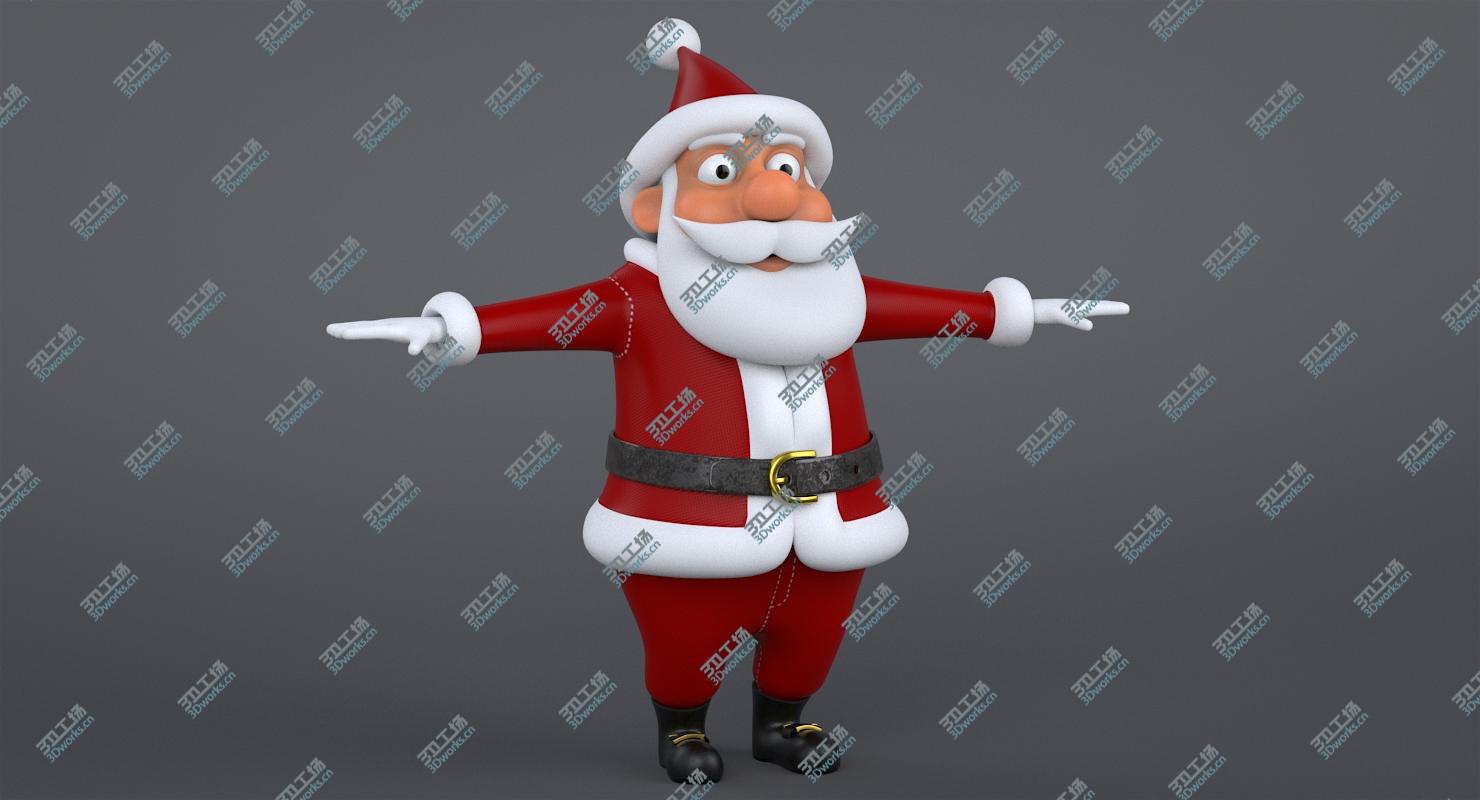 images/goods_img/20210319/3D Rigged Cartoon Santa Claus model/3.jpg